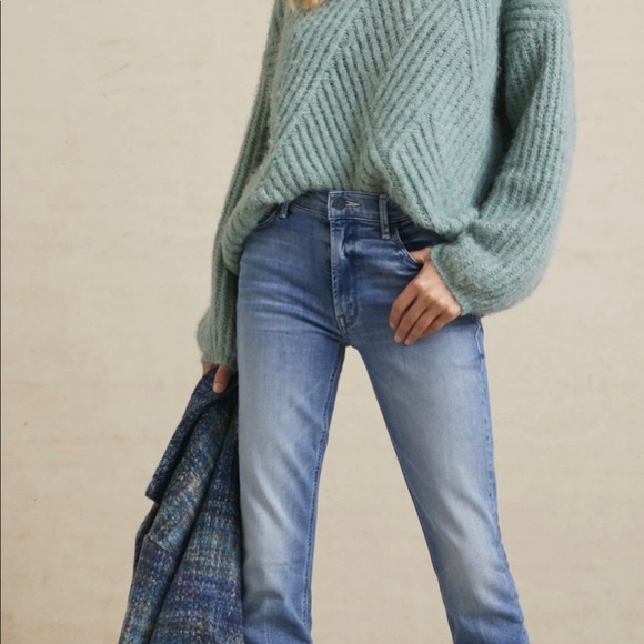 NWT MOTHER The Dazzler High-Rise Straight Jeans - Picture 5 of 8